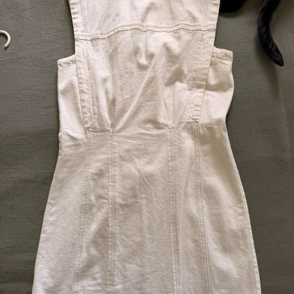 Abercrombie-fitch Women's Cream and White Dress - Picture 3 of 3
